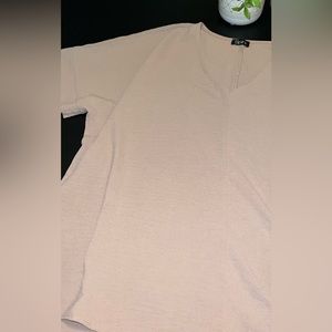 SPIN USA Tan Gauze Oversized Top with cuffed sleeves Size 2XL GUC